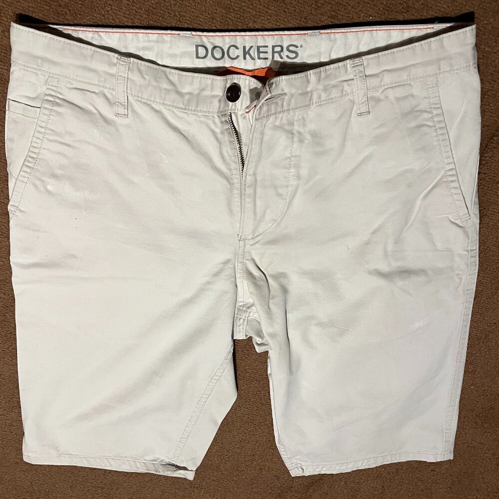 White Dockers shorts
